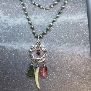 Unique Good Vibes Charm Necklace